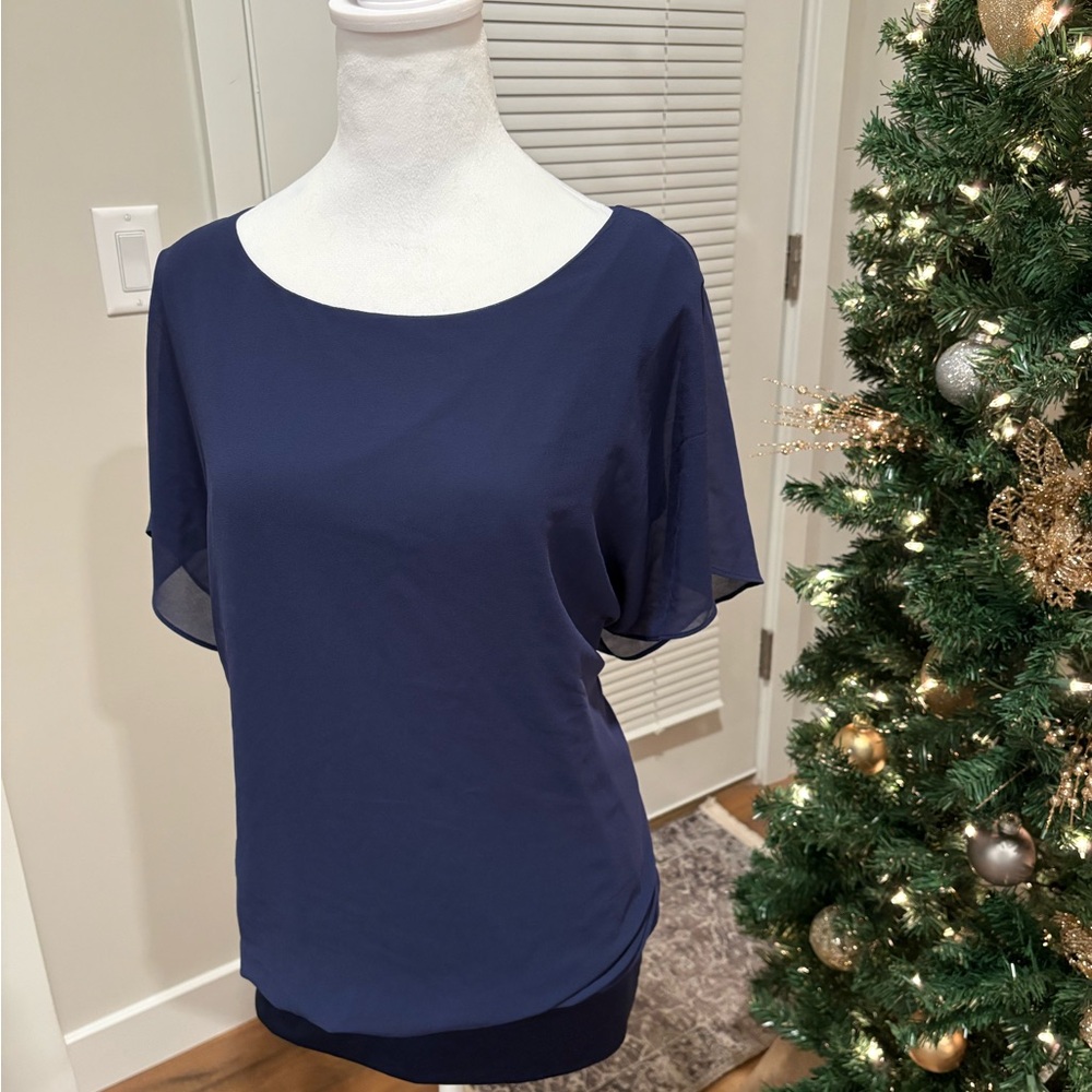 SALE! Women's Navy Blue Blouse